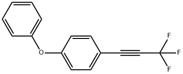 1-PHENOXY-4-(3,3,3-TRIFLUOROPROP-1-YN-1-YL)BENZENE Struktur