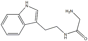 2-amino-N-[2-(1H-indol-3-yl)ethyl]acetamide 化学構造式