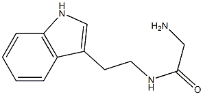 N-(2-(1H-吲哚-3-基)乙基)-2-氨基乙酰胺 结构式