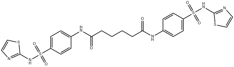 N,N'-bis{4-[(1,3-thiazol-2-ylamino)sulfonyl]phenyl}hexanediamide|