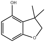 4-HYDROXY-3,3-DIMETHYL-2,3-DIHYDROBENZOFURAN, 1232362-02-5, 结构式