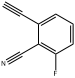 2-ethynyl-6-fluorobenzonitrile 化学構造式