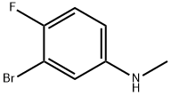 3-溴-4-氟-N-甲基苯胺,1233521-11-3,结构式