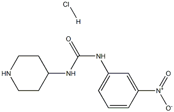 1-(3-Nitrophenyl)-3-(piperidin-4-yl)ureahydrochloride Structure