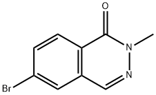 6-BROMO-2-METHYL-2H-PHTHALAZIN-1-ONE, 1234616-69-3, 结构式