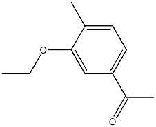 1-(3-ethoxy-4-methylphenyl)ethanone Struktur