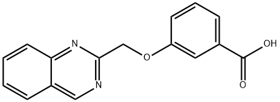3-(2-quinazolinylmethoxy)benzoic acid Structure