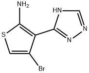 1239460-81-1 4-BROMO-3-(4H-1,2,4-TRIAZOL-3-YL)THIOPHEN-2-AMINE