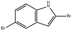 2,5-DIBROMO-1H-INDOLE 结构式