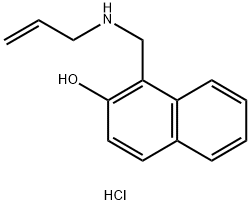 1-{[(prop-2-en-1-yl)amino]methyl}naphthalen-2-ol hydrochloride Struktur