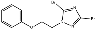 3,5-dibromo-1-(2-phenoxyethyl)-1H-1,2,4-triazole, 1240567-82-1, 结构式