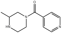 3-methyl-1-(pyridine-4-carbonyl)piperazine Struktur