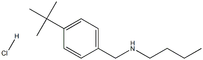 butyl[(4-tert-butylphenyl)methyl]amine hydrochloride Structure