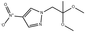 1-(2,2-dimethoxypropyl)-4-nitro-1H-pyrazole Structure