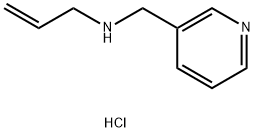 (prop-2-en-1-yl)[(pyridin-3-yl)methyl]amine dihydrochloride, 1240572-00-2, 结构式