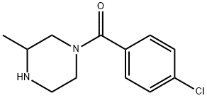 1-(4-chlorobenzoyl)-3-methylpiperazine Structure
