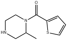2-methyl-1-(thiophene-2-carbonyl)piperazine, 1240581-78-5, 结构式