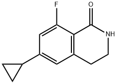 6-cyclopropyl-8-fluoro-3,4-dihydroisoquinolin-1(2H)-one Structure