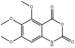 5,6,7-TRIMETHOXY-1H-BENZO[D][1,3]OXAZINE-2,4-DIONE 化学構造式