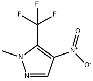 1-甲基-4-硝基-5-(三氟甲基)-1H-吡唑, 1245772-43-3, 结构式