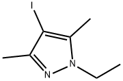 1-乙基-4-碘-3,5-二甲基-1H-吡唑,1245807-90-2,结构式