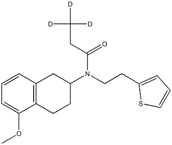 1246814-64-1 3,3,3-trideuterio-N-(5-methoxy-1,2,3,4-tetrahydronaphthalen-2-yl)-N-(2-thiophen-2-ylethyl)propanamide