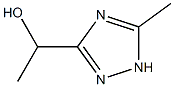 1-(3-甲基-1H-1,2,4-三唑-5-基)乙烷-1-醇,1247216-82-5,结构式