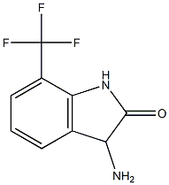 3-amino-7-(trifluoromethyl)-1,3-dihydroindol-2-one,1247665-97-9,结构式