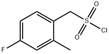 (4-Fluoro-2-methylphenyl)methanesulfonyl chloride, 1248508-79-3, 结构式