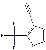 2-(三氟甲基)呋喃-3-碳腈 结构式