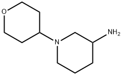 1-(tetrahydro-2H-pyran-4-yl)piperidin-3-amine Structure