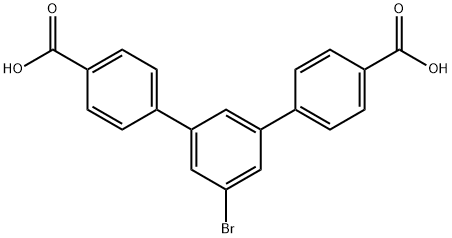[1,1':3',1''-Terphenyl]-4,4''-dicarboxylic acid, 5'-bromo- 化学構造式