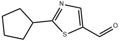 2-Cyclopentylthiazole-5-carbaldehyde Structure