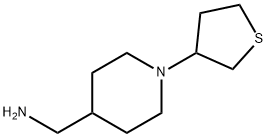 [1-(thiolan-3-yl)piperidin-4-yl]methanamine|(1-(四氢噻吩-3-基)哌啶-4-基)甲胺