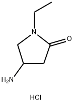 4-Amino-1-ethyl-2-pyrrolidinone hydrochloride Structure