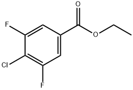 4-Chloro-3,5-difluorobenzoic acid ethyl ester Struktur