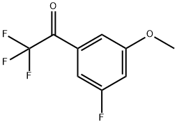 2,2,2-三氟-1-(3-氟-5-甲氧基苯基)乙-1-酮,1256482-19-5,结构式