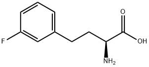 (S)-2-氨基-4-(3-氟苯基)丁酸 结构式