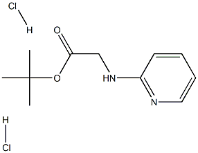 Pyridin-2-yl-glycine tert-butyl ester dihydrochloride Struktur