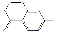 2-chloro-6H-1,6-naphthyridin-5-one Struktur