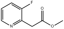 methyl 2-(3-fluoropyridin-2-yl)acetate Structure