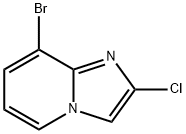 8-溴-2-氯咪唑并[1,2-A]吡啶 结构式