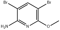 3,5-Dibromo-6-methoxy-pyridin-2-ylamine Structure