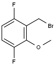 3,6-Difluoro-2-methoxybenzyl bromide Structure