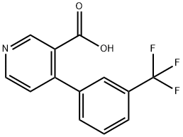 4-(3-(trifluoromethyl)phenyl)nicotinic acid Structure