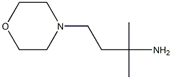 2-甲基-4-(吗啉-4-基)丁烷-2-胺, 1263002-61-4, 结构式