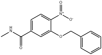 3-(BENZYLOXY)-N-METHYL-4-NITROBENZAMIDE Structure