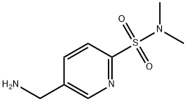 5-Aminomethyl-pyridine-2-sulfonic acid dimethylamide Structure