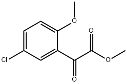 3-クロロ-6-メトキシベンゾイルぎ酸メチル 化学構造式