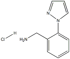 (2-PYRAZOL-1-YLPHENYL)METHANAMINE HYDROCHLORIDE,1269225-01-5,结构式